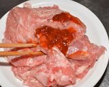 辣豆瓣醬炒肉片便當的食譜步驟1照片