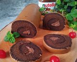 Foto langkah ke 4 dari resep Bolu gulung coklat / Chocolate Swiss Roll.