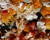 Foto del paso 4 de la receta: Tarta de pollo, zapallo, (coreano) salsa blanca y cebolla