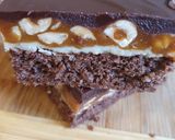 Pas rețetă Prăjitura Snickers 6 fotografie