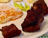 Sült oldas krumplipürével, barátságban a vitamin salátával és Villányi Roséval recept fázis 6 fotója