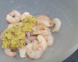 A picture of step 8 of Ginger hot spicy prawns.