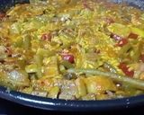 Foto del paso 7 de la receta: Paella ibérica 🇪🇸 🥩de la huerta🫑🍅🍄🫛