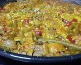Foto del paso 7 de la receta: Paella ibérica 🇪🇸 🥩de la huerta🫑🍅🍄🫛