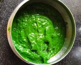 A picture of step 1 of Palak ki Roti.