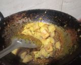 A picture of step 2 of Suran ka bharta.