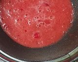 A picture of step 2 of Rose and water melon juice.