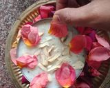 A picture of step 6 of Coconut Rose Phirni.