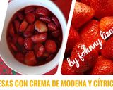 Foto del paso 6 de la receta: Fresones con crema de Módena y Cítricos