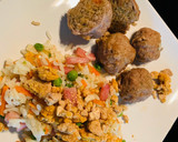 Foto del paso 4 de la receta: Albóndigas de ternera, tomate y rúcula