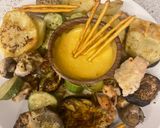 A picture of step 7 of Grilled Vegetables and Chicken.