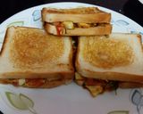 A picture of step 9 of Cheesy Egg sandwich.