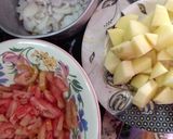 A picture of step 1 of Simple sabzi.