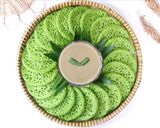 Foto langkah ke 6 dari resep Serabi Pandan Kuah Santan.
