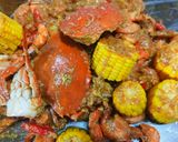 Foto langkah ke 5 dari resep Seafood ala-ala crazy crab (kepiting udang saus Padang).