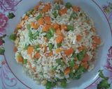 Hình bước làm 8 của món Cơm chiên thập cẩm