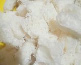 A picture of step 1 of Bread Halwa.