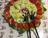 Une image de l'étape 12 de Salade de sucrines,concombre,tomates et radis roses.
