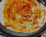 A picture of step 3 of Schezwan Paneer Dosa rolls.