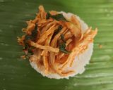 Foto langkah ke 3 dari resep 1120. Nasi Bakar Ayam Suwir Kemangi.