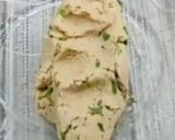 A picture of step 2 of Farali paratha (rajigra flour).
