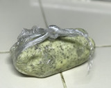 A picture of step 4 of Easy Sage and Basil Butter.