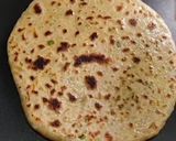 A picture of step 4 of Green Garlic paratha.