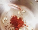 A picture of step 3 of Amaranths curry.