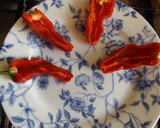Foto del paso 1 de la receta: Pimientos rojos rellenos (de Padrón)