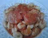 Foto del paso 5 de la receta: Ñoquis caseros y tuco con chorizo