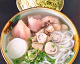 Hình bước làm 4 của món Bún đuôi heo nấm rơm