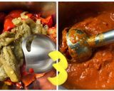 Balkan style Ajvar 🇷🇸 🍆 🌶 রেসিপির ধাপ 3 ছবি