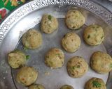 A picture of step 2 of Kurkure chutney bombs.