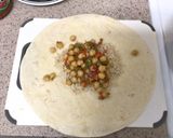 A picture of step 4 of Chickpea Burrito 🌯.