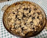 Une image de l'étape 9 de Poulet mariné aux aubergines et parmesan.