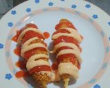 Foto langkah ke 5 dari resep Corn Dog Mozzarella.