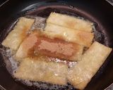Foto del paso 3 de la receta: Langostinos Envueltos en Guanciale sobre Piña Frita (Idea para una entrada)