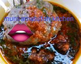 A picture of step 3 of Amala with ayayo.