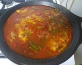 A picture of step 5 of Paella.