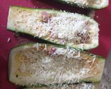 Foto del paso 4 de la receta: Calabazas rellenas de jamón y queso horneadas