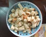 Hình bước làm 1 của món Bánh mì caramel nhào bơ sữa