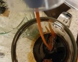 A picture of step 2 of My Lovely Spicy Rib sauce mixed with Smoked BBQ Sauce.