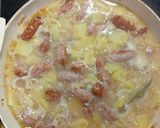 Foto del paso 7 de la receta Salchichas al vino con patatas