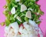 Foto del paso 5 de la receta: Sopa de mariscos y pescados congelados y gambas frescas