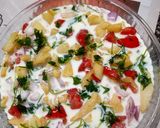 صورة لخطوة 3 من وصفة غراتان صيفي بحبة بيض فقط👌😋