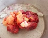 A picture of step 1 of Chili Desi chicken.