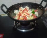 A picture of step 2 of Masaledar Gobhi Mix Veg.