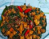 Foto langkah ke 6 dari resep Oseng Kacang panjang, Tempe, Teri.