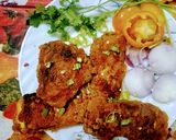A picture of step 5 of Simple Rahu Fish Fry.