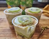 Foto langkah ke 9 dari resep Matcha Turkish Magnolia Pudding.